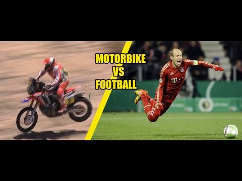 MOTORBIKE VS FOOTBALL (DAKAR VERSION)
