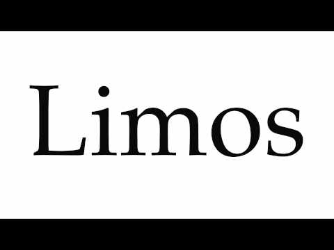 How to Pronounce Limos