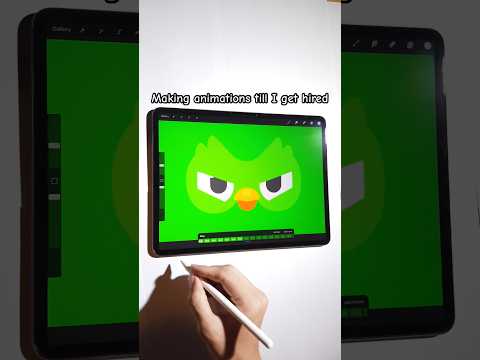 Subscribe for more! #procreate #logoanimation #duolingo