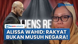 Alissa Wahid Bela Pandji Pragiwaksono, Singgung Kemunduran Demokrasi Rakyat Bukan Musuh Negara