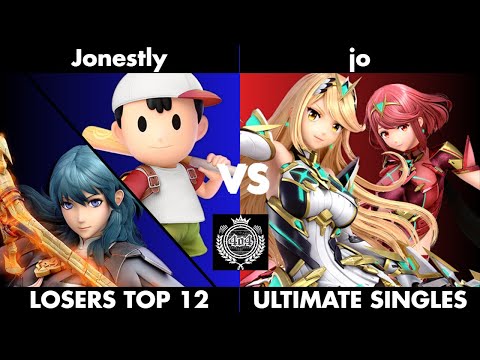 4o4 Smash Night 30 - REAL| Jonestly (Ness, Byleth) vs EVC| jo (Mythra, Pyra) - Losers Top 12