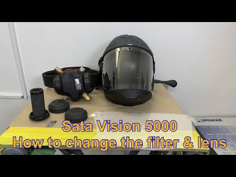 SATA VISION 5000 airfed mask filter change