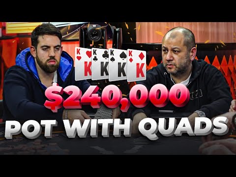 BIG POTS $200/$400 Cash Game POT LIMIT OMAHA | High Stakes Poker E08