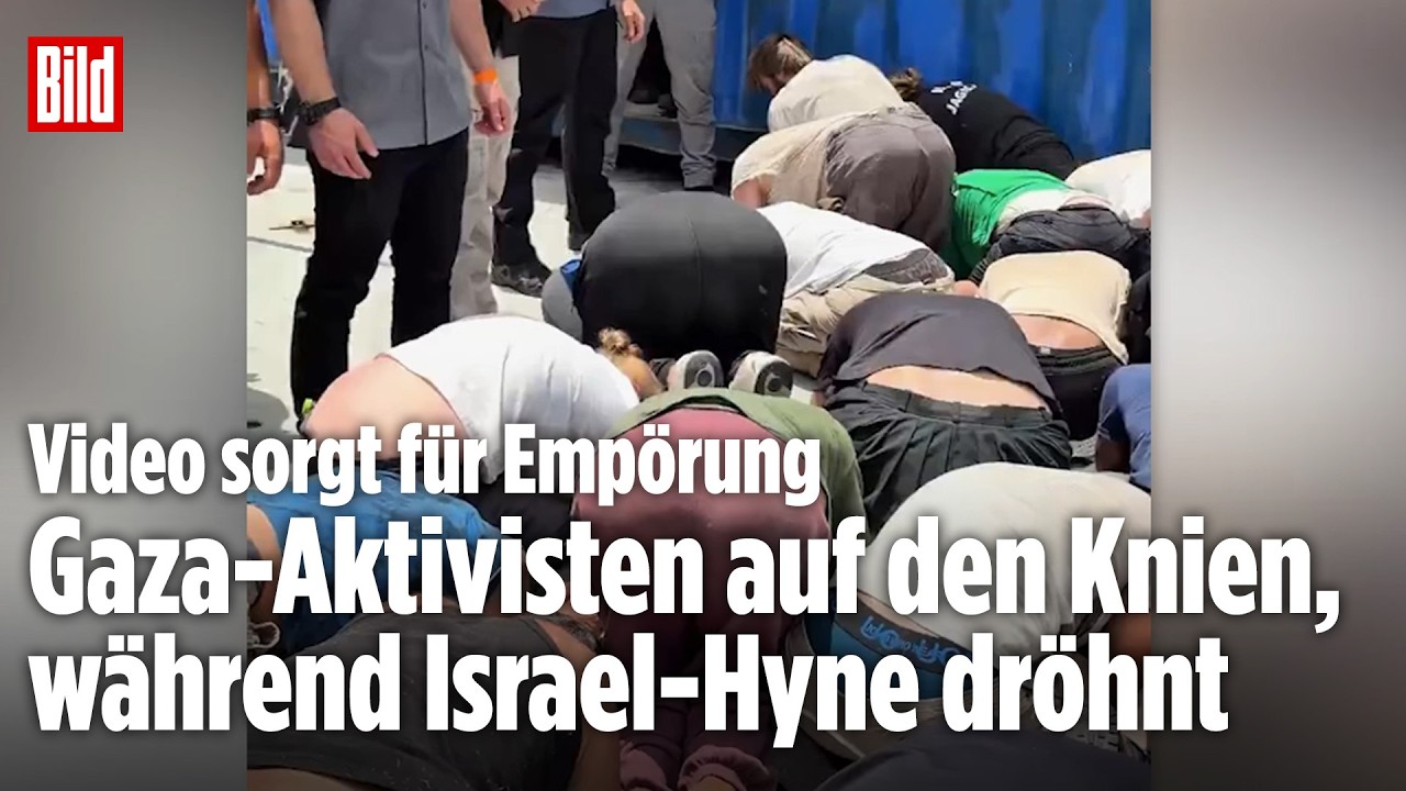 Empörung über Israel-Minister: Video zeigt Erniedrigung von Gaza-Aktivisten