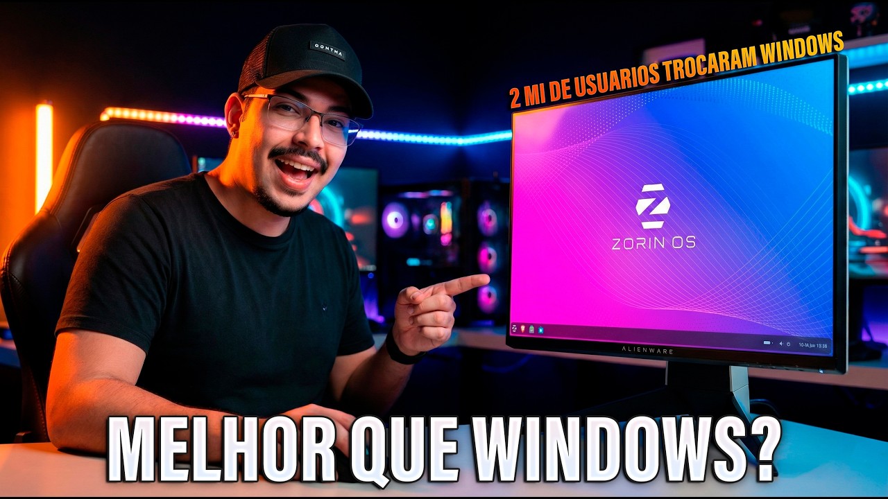 ABANDONO EM MASSA! 🏃💨 Por que 2 Milhões Trocaram o Windows pelo ZORIN OS (+ Como Instalar)