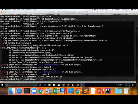 17 Scala Fundamentals - Develop and build Scala+sbt applications using IntelliJ