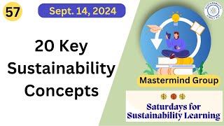 20 Key Sustainability Concepts