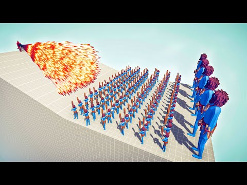 100x CLUBBER + 5x GIANT vs EVERY GOD - Totally Accurate Battle Simulator TABS