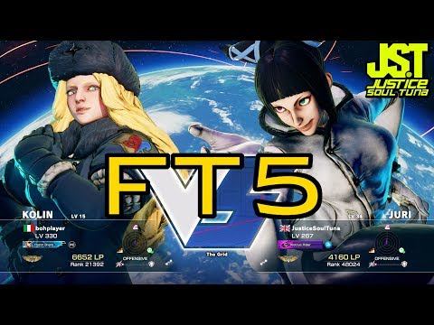 SFV s2- JusticeSoulTuna (Juri) vs bohplayer (Kolin) [First to 5]