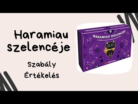 Büntess macskával: Haramiau szelencéje társasjáték játékbemutató és szabályismertető - Társasozz Okosan!