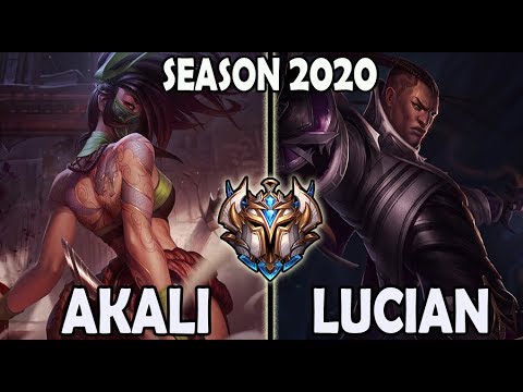 Faker AKALI vs LUCIAN [ MID ] Ranked Korea