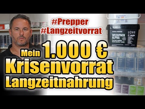 My emergency supply of long-term food - Safe in the house (hidden) :-) Crisis preparedness 2023