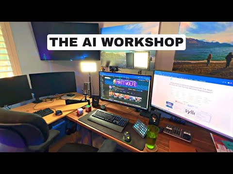 Matt Wolfe's AI Workshop (Studio Tour)