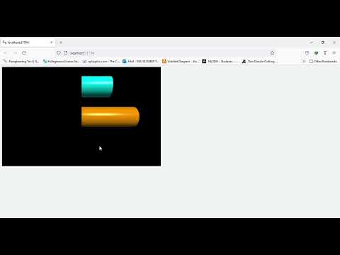 Dual Cylinder Animation Using Visual Python