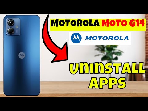 Motorola Moto G14 Uninstall Apps || How to uninstall apps || How to delete apps