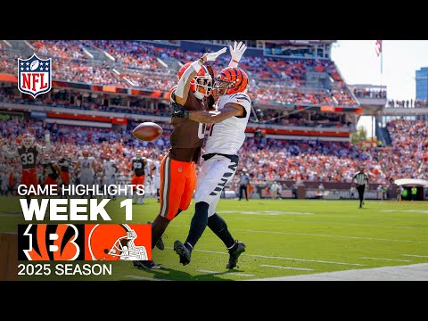 Cincinnati Bengals vs. Cleveland Browns Game Highlights | NFL 2025 Season Week 1