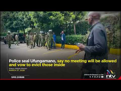 Siaya Governor James Orengo leads youth into Ufungamano Grounds after standoff