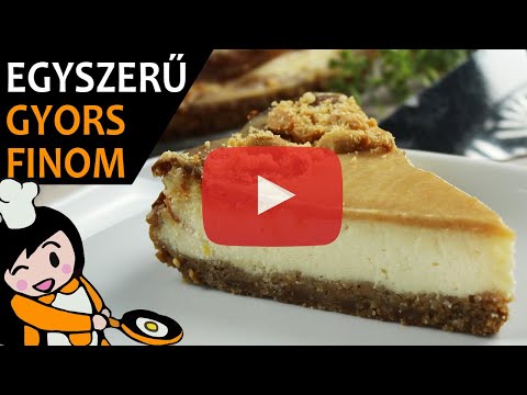 Karamellás sajttorta - Recept Videók
