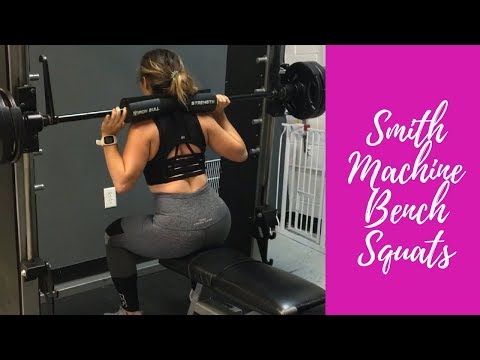 Smith Machine Bench Squats | CORE by Liz