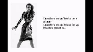 Rebecca Ferguson - I Hope Lyrics C&amp;C