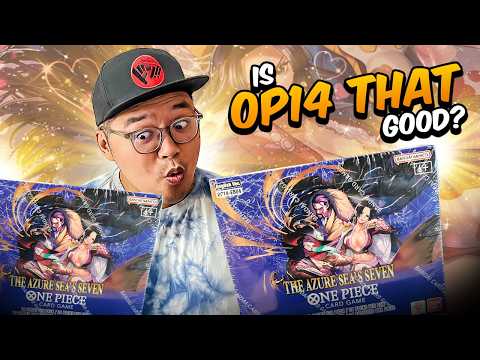 IS THIS JUST HYPE? OP 14 BOOSTER BOX Opening: The Azure Sea's Seven (ENGLISH) - One Piece Card Game