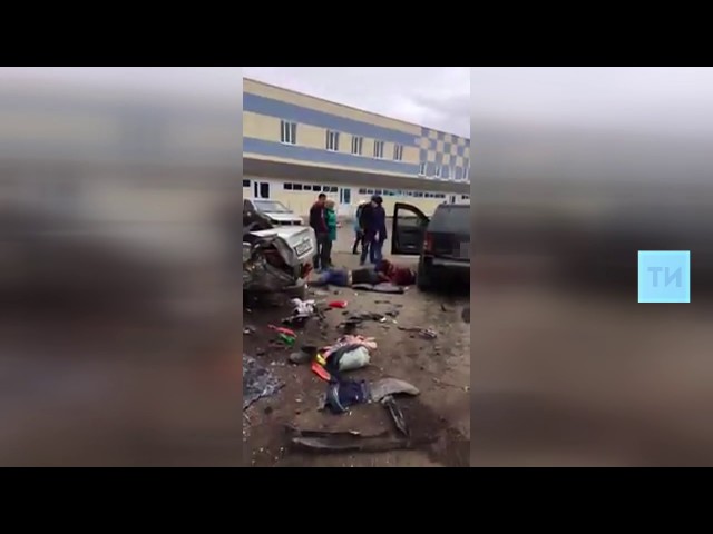 Появилось видео крупного ДТП в Усадах
