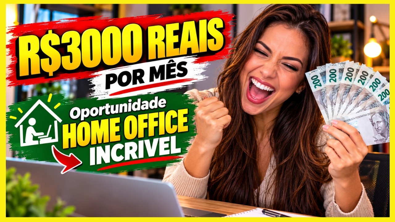 [ TREINANDO IA ] Oportunidade HOME OFFICE com Celular Gravando TAREFAS DIVERSAS