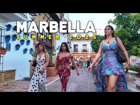 Marbella Spain Amazing City Summer 2025 July Update Costa del Sol Walk | Málaga [4K]