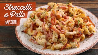 STRACCETTI DI POLLO AL FORNO SAPORITI Ricetta Facile - Buon'Idea #shorts