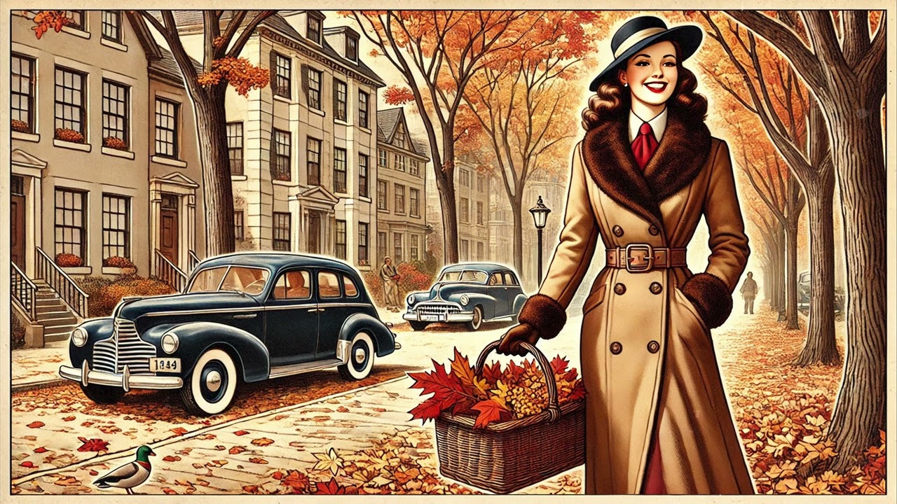 Nostalgic Autumn Season | 1940s Music to Improve Your Mood | 4 Hours of Vintage-Style Jazz