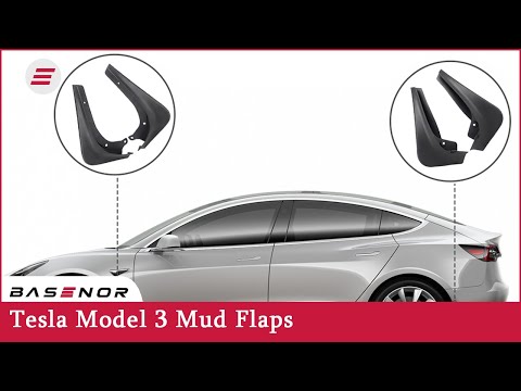 Tesla 2016-2022 Model 3 Mud Flaps