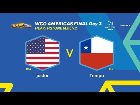 WCG 2019 Xi’an, Americas Final – Hearthstone, 2R, USA vs Chile (ENG)