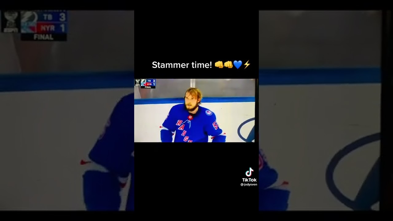 Tampa Bay lightning in the New York Rangers in a fight
