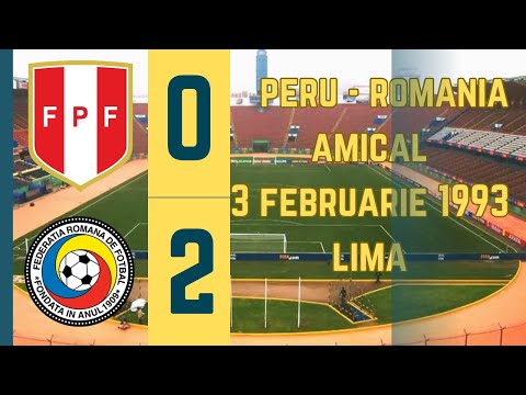 Peru - Romania 0-2 | 3 februarie 1993 | Lima | amical