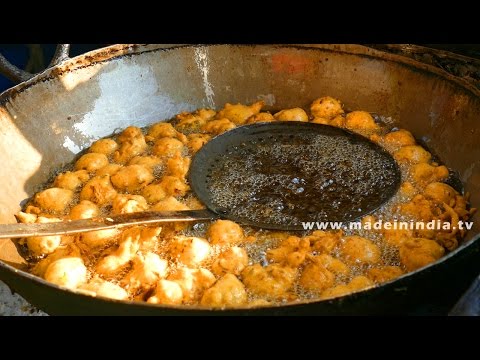 Roadside Gram Flour Fritters Making | BESAN BAJJI MAKING street food