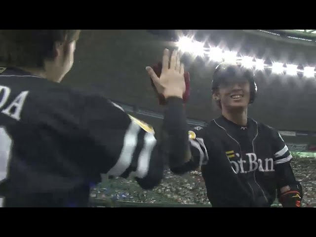 【2回表】ホークス・今宮 打順降格に発奮!! 左中間へ3号ソロ!! 2014/9/20 L-H