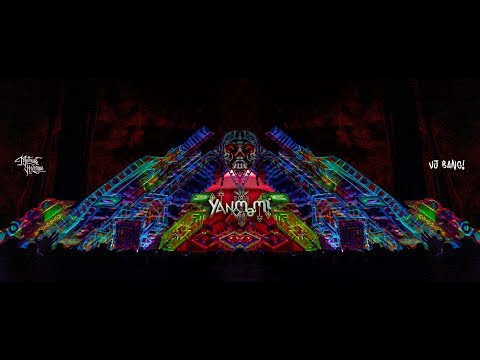 VJ BANG! Vídeo Mapping na Yanomami - Aldeia do Som