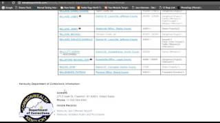 Kentucky Inmate Search Guide
