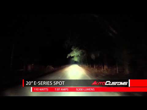 Rigid Industries E-Series Spot 20 Inch LED Light Bar Review - AutoCustoms.com