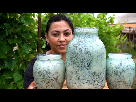 Very Delicious Drink Dovga! Yogurt with Greens! Treating Chickens for Wheezing