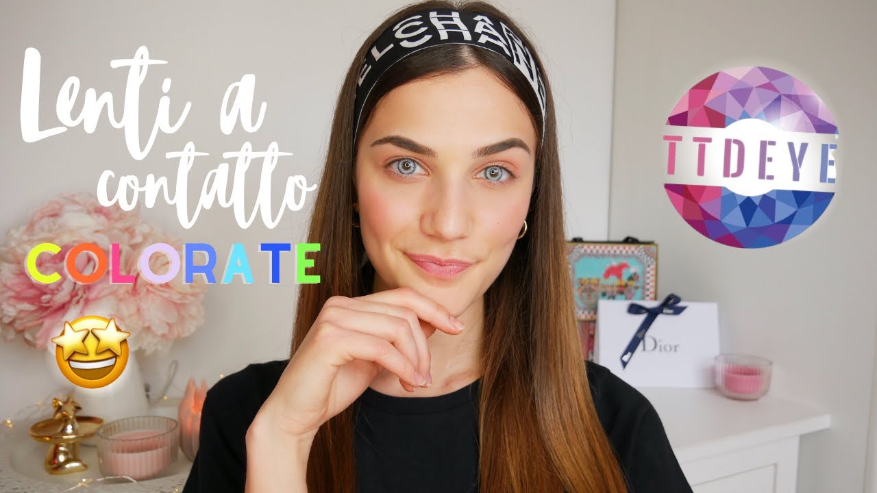 PROVO LENTI A CONTATTO COLORATE per OCCHI SCURI | TTDEYE contacts