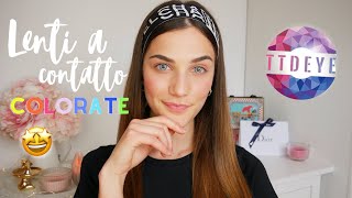 PROVO LENTI A CONTATTO COLORATE per OCCHI SCURI | TTDEYE contacts