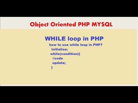 Php Mysqli Tutorial 10 While Loop