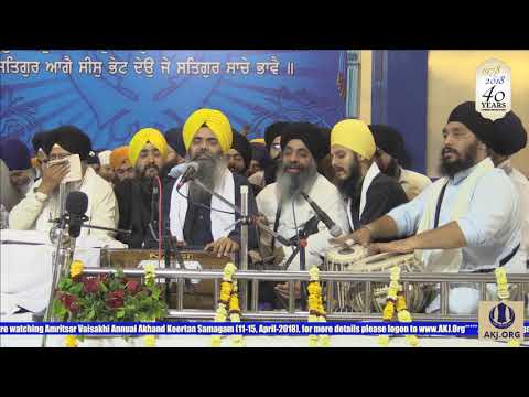 064 Amritsar April2018 SatEve Rainsabai Bhai Manpreet Singh Jee