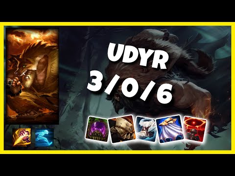 Udyr vs Pantheon BR Challenger JUNGLE (3/0/6) - v11.2