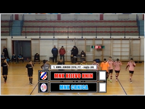 1. HMNL JUNIORI: KIJEVO KNIN - CRNICA, 28.01.2017.