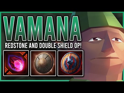 REDSTONE VAMANA + DOUBLE SHIELD... op - Grandmasters Ranked Conquest Season 9 #smite #smiteseason9
