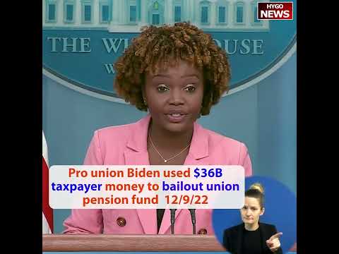 Biden's $36 Billion for the Teamsters' Pension Fund: 'The Single Largest Approval' From the Butch Lewis Act (December 8, 2022)