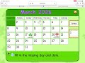 Starfall Calendar Of March 2026