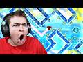 Reacting To The HARDEST Geometry Dash Levels